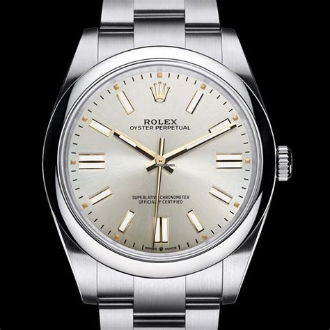 mens rolex silver and gold|rolex op 41 silver dial.